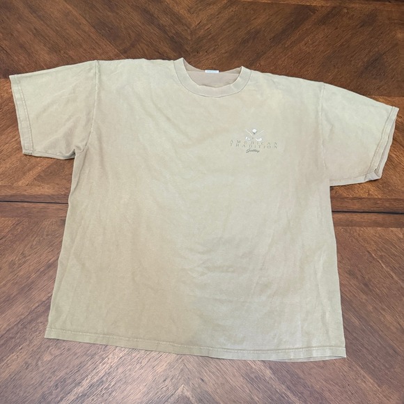 Delta Other - Vintage American Tradition Golfing T-Shirt Tan XL Golf Club Flag Graphic Tee